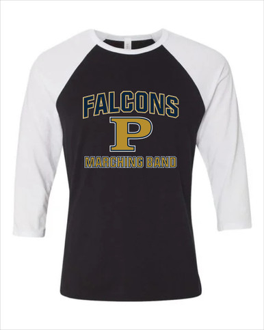 Peddie Falcons Marching Band Men's Baseball T-Shirt