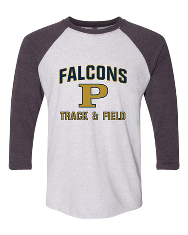 Peddie Falcons Track & Field Men's Baseball T-Shirt