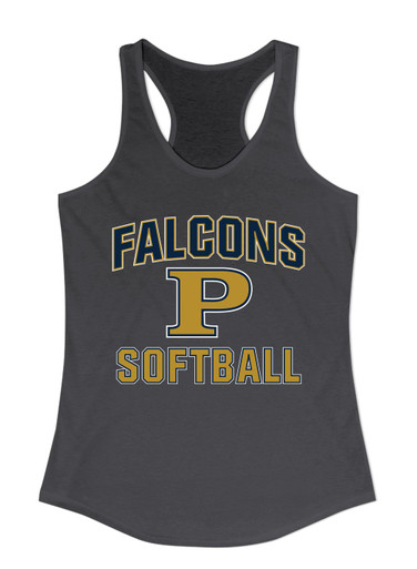 Peddie Falcons Softball #1 Women's Tank Top