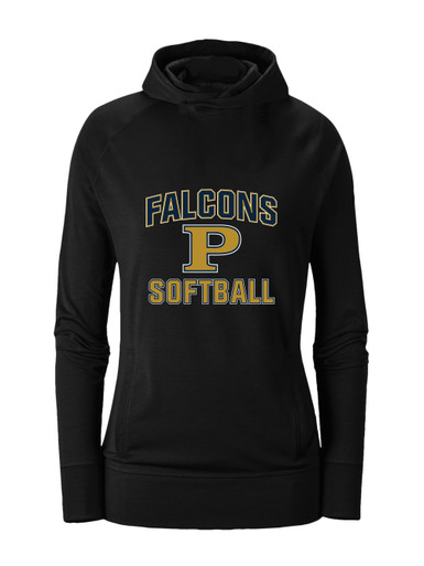 Peddie Falcons Softball #1 Women's Hoodie