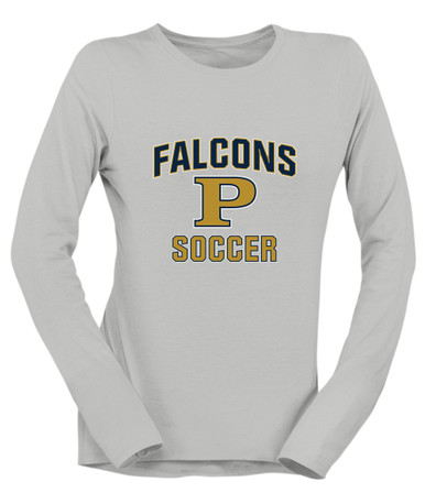 Peddie Falcons Soccer #1 Women's Premium LS T-Shirt