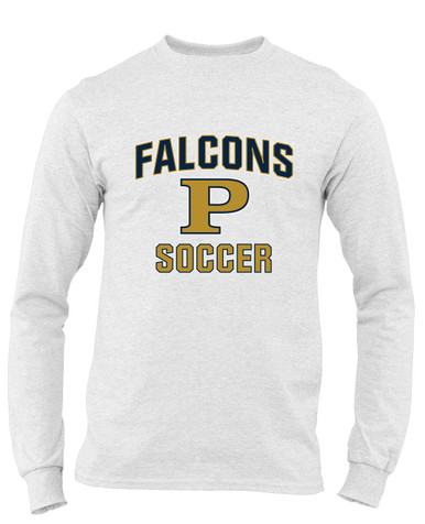 Peddie Falcons Soccer #1 Men's LS T-Shirt