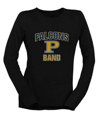 Peddie Falcons Band # 1 Women's LS T-Shirt