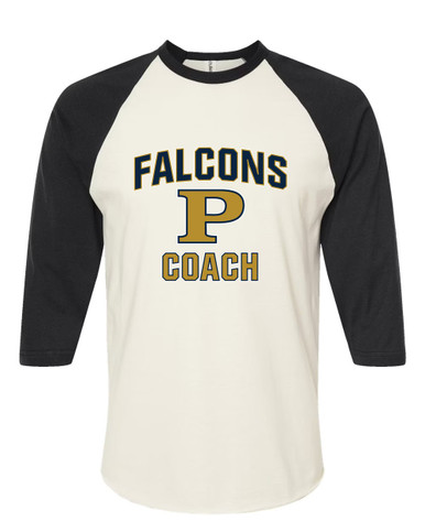 Peddie Falcons Coach Women's Baseball T-Shirt
