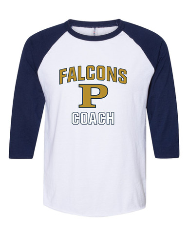 Peddie Falcons Coach Men's Baseball T-Shirt