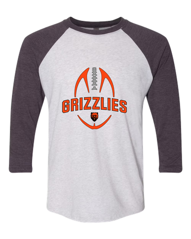 California Grizzlies Football #5 Men's Baseball T-Shirt