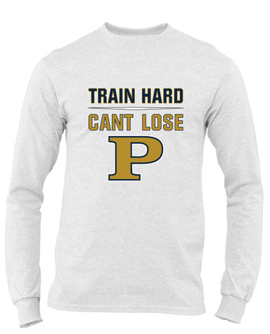 Peddie Falcons Train Hard, Can't Lose Men's LS T-Shirt