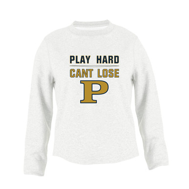 Peddie Falcons Play Hard, Can't Lose Women's Sweatshirt