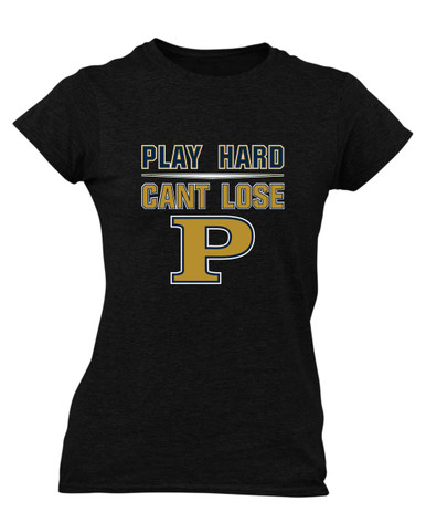 Peddie Falcons Play Hard, Can't Lose Women's Premium SS T-Shirt