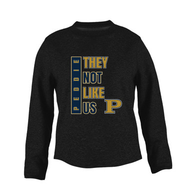 Peddie Falcons They Not Like Us #1 Women's Sweatshirt