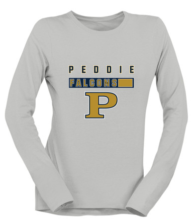 Peddie Falcons Mascot #7 Women's Premium LS T-Shirt