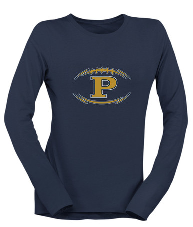 Peddie Falcons Football #3 Women's Premium LS T-Shirt