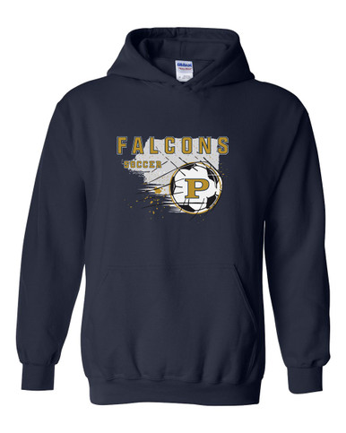 Peddie Falcons Soccer #2 Men's Hoodie