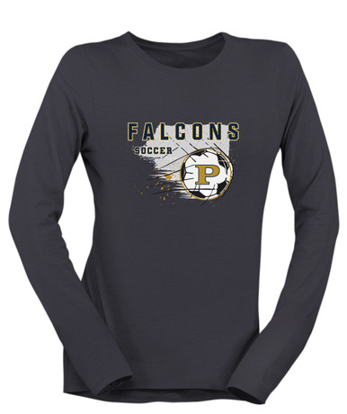 Peddie Falcons Soccer #2 Women's LS T-Shirt