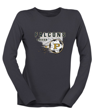 Peddie Falcons Soccer #2 Women's Premium LS T-Shirt