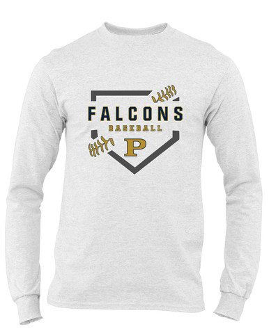 Peddie Falcons Baseball #2 Men's Premium LS T-Shirt