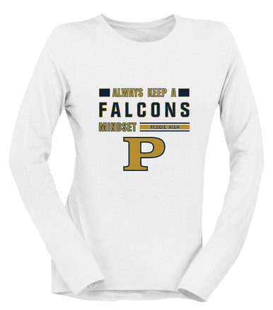 Peddie Falcons Mindset Women's LS T-Shirt