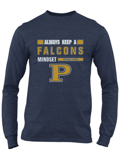 Peddie Falcons Mindset Men's Premium LS T-Shirt