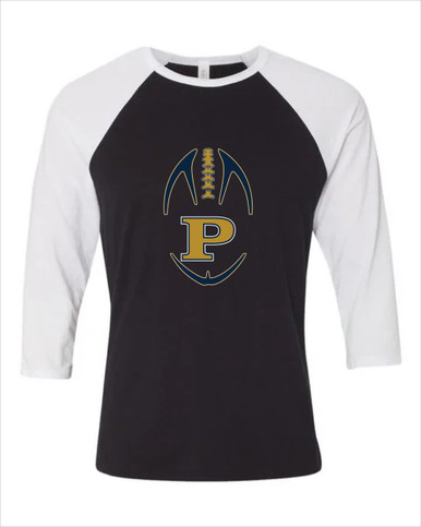 Peddie Falcons Football #4 Women's Baseball T-Shirt