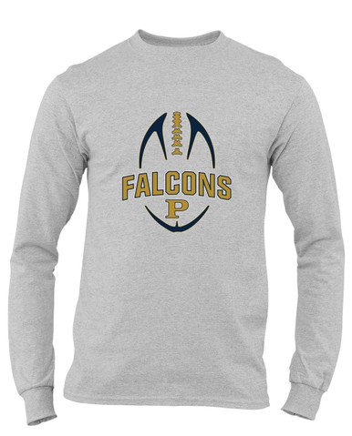 Peddie Falcons Football #5 Men's Premium LS T-Shirt