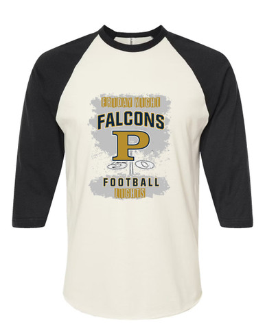 Peddie Falcons Football #6 Men's Baseball T-Shirt
