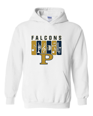 Peddie Falcons Band # 2 Men's Hoodie
