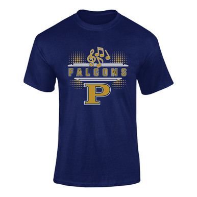 Peddie Falcons Band # 3 Men's SS T-Shirt