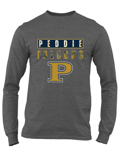 Peddie Falcons Mascot #9 Men's Premium LS T-Shirt