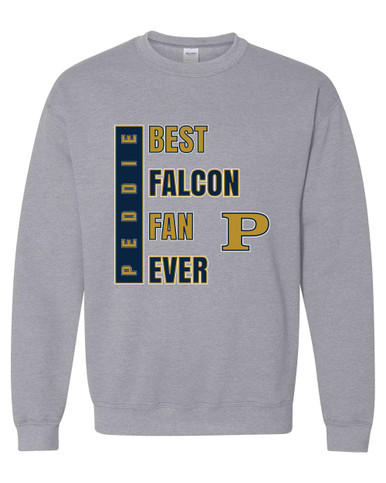 Peddie Falcons Best Falcon Fan Men's Sweatshirt