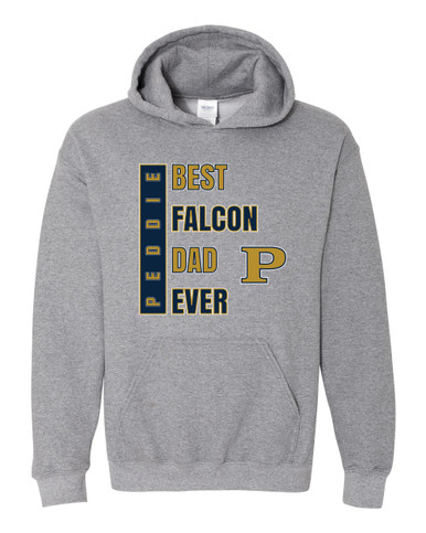 Peddie Falcons Best Falcon Dad Men's Hoodie