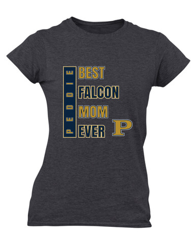 Peddie Falcons Best Falcon Mom Women's SS T-Shirt
