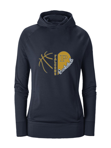 Peddie Falcons Heart Basketball Women's Hoodie