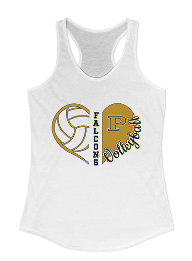Peddie Falcons Heart Volleyball Women's Tank Top