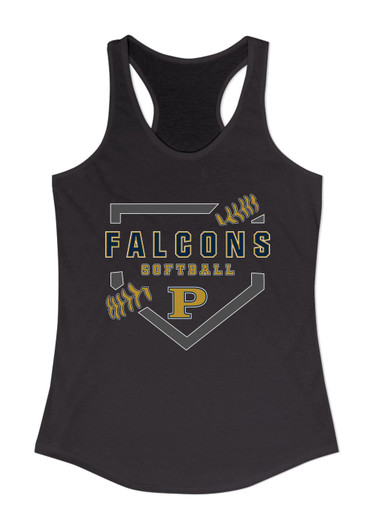 Peddie Falcons Softball #2 Women's Tank Top