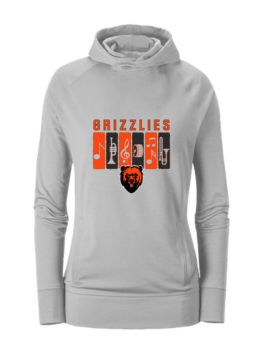 California Grizzlies Band # 2 Women's Hoodie