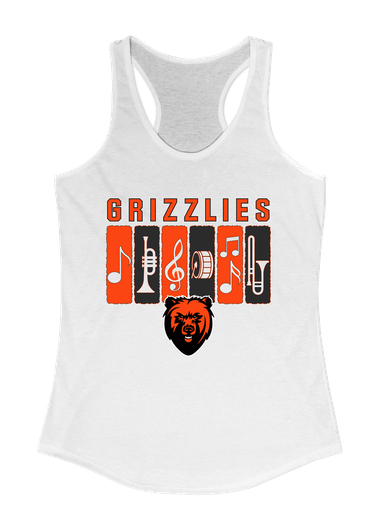 California Grizzlies Band # 2 Women's Tank Top