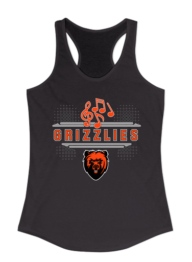 California Grizzlies Band # 3 Women's Tank Top