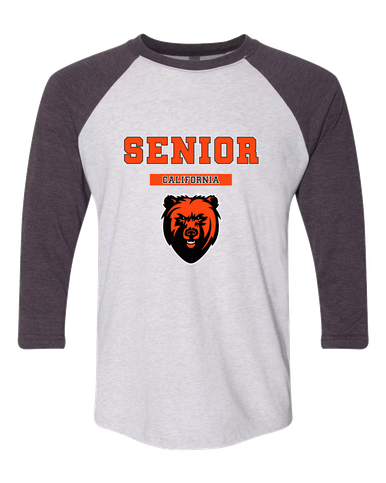 California Grizzlies Senior #2 Women's Baseball T-Shirt