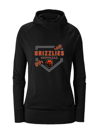 California Grizzlies Softball #2 Women's Hoodie