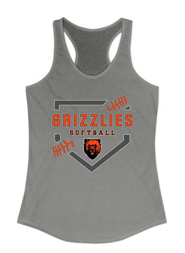California Grizzlies Softball #2 Women's Tank Top