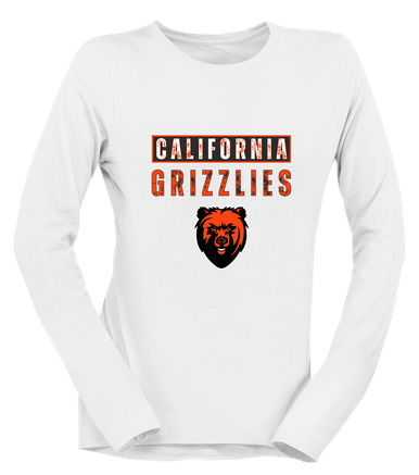 California Grizzlies Mascot #9 Women's LS T-Shirt