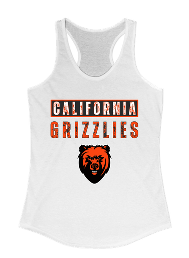 California Grizzlies Mascot #9 Women's Tank Top