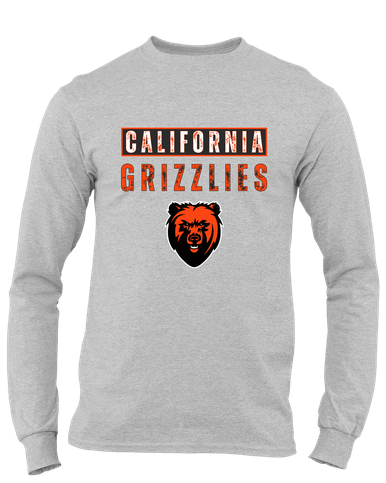 California Grizzlies Mascot #9 Men's LS T-Shirt