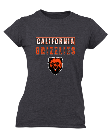 California Grizzlies Mascot #9 Women's Premium SS T-Shirt