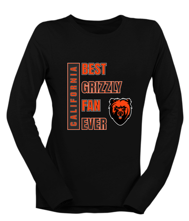 California Grizzlies Best Grizzly Fan Women's Premium LS T-Shirt