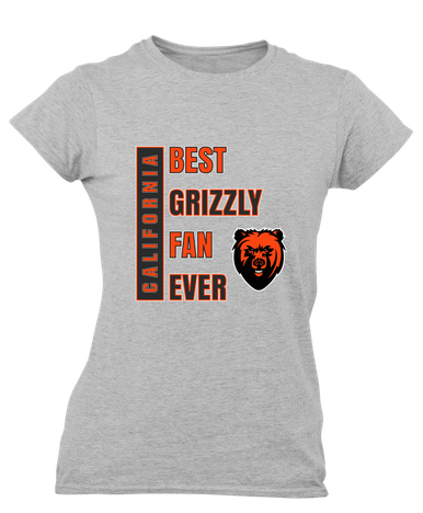 California Grizzlies Best Grizzly Fan Women's Premium SS T-Shirt
