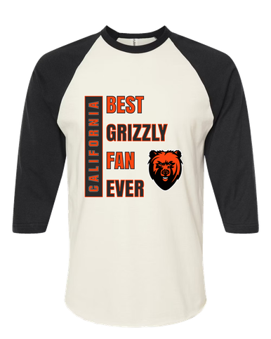 California Grizzlies Best Grizzly Fan Men's Baseball T-Shirt