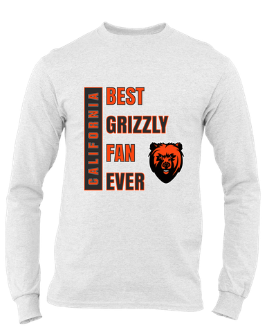 California Grizzlies Best Grizzly Fan Men's Premium LS T-Shirt