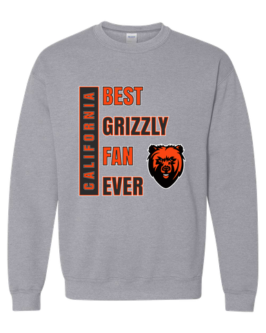 California Grizzlies Best Grizzly Fan Men's Sweatshirt