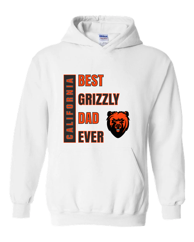 California Grizzlies Best Grizzly Dad Men's Hoodie